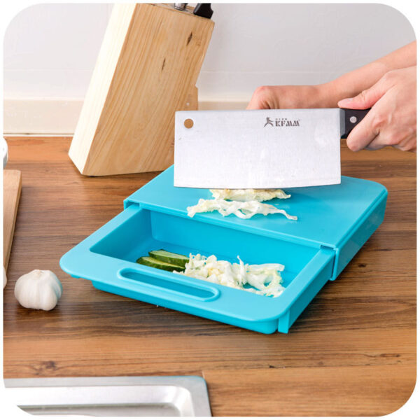 Multifunction Kitchen Chopping Blocks Sinks Drain Basket Cutting Board Vegetable Meat Tools Kitchen Accessories Chopping Board - Image 2