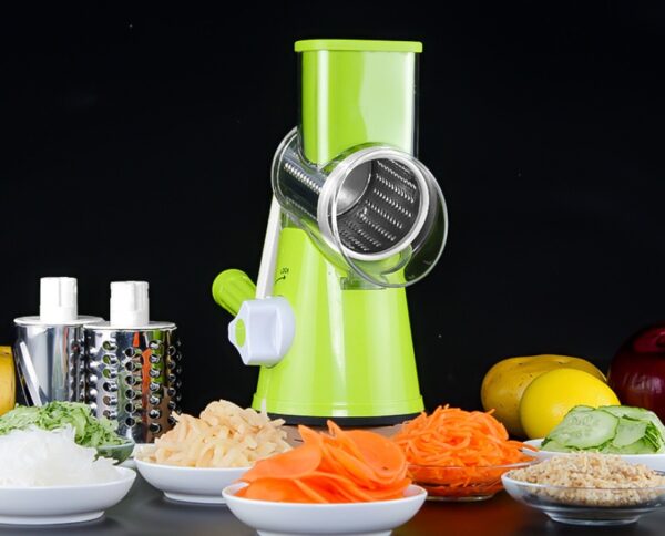 Manual Kitchen Accessories Multifunctional Round Mandoline Potato Slicer Vegetable Cutter Slicer Cheese Kitchen Gadgets - Image 10