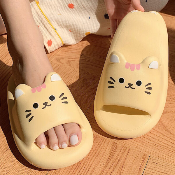 Women's Casual Home Cute Kitty Slippers - Image 6