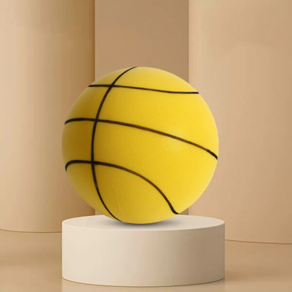 Silent High Density Foam Sports Ball Indoor Mute Basketball Soft Elastic Ball Children Sports Toy Games - Image 5