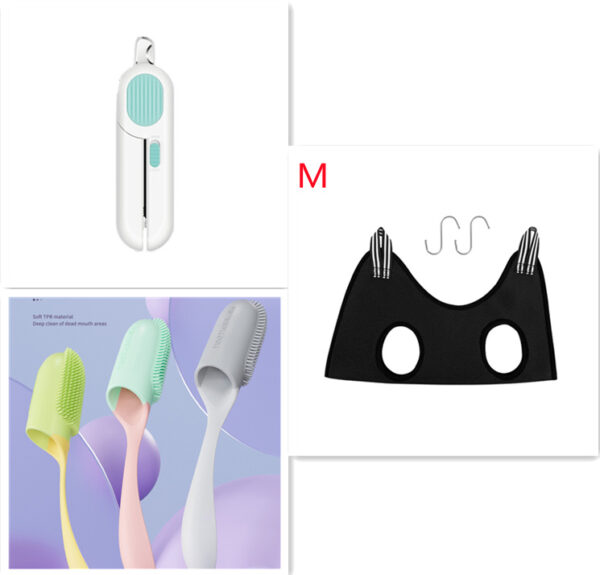 Dog And Cat Nail Clippers, Pet Nail Trimmers With LED Light, And Circular Cut-hole Cat Paw Cutter Dogs Nail Cutter Avoid Excessive Cutting - Image 6