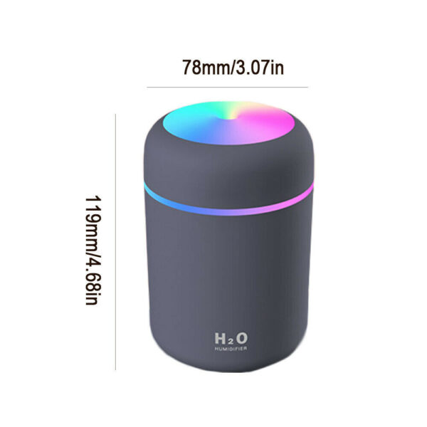 Aroma Essential Oil Diffuser Grain Ultrasonic Air LED Aromatherapy Humidifier - Image 2